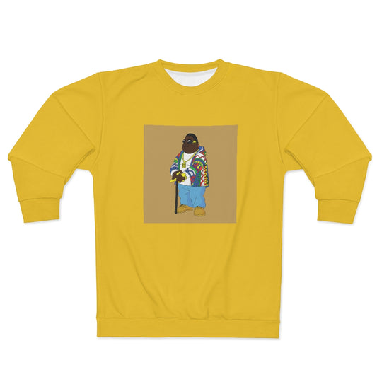 THROWBACK BIG (GOLD) COO AOP Unisex Sweatshirt