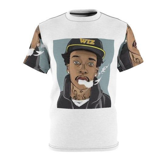 THE WIZ ( WHITE ) .. All Over Tee