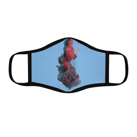 SMOKY & BLUE Fitted Polyester Face Mask