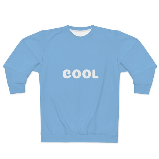 COOL .. (BABYBLUE/WHITE) .. AOP Unisex Sweatshirt