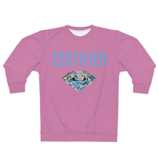 CERTIFIED DIAMOND PINK .. AOP Unisex Sweatshirt