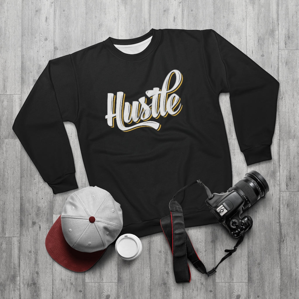 HUSTLE .. AOP Unisex Sweatshirt
