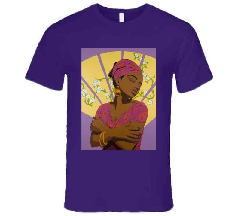Purple Love Ladies T Shirt