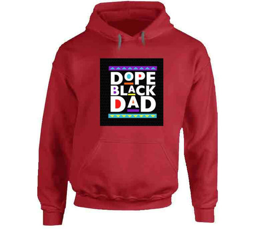 Dope Black Dad ( Red ) T Shirt