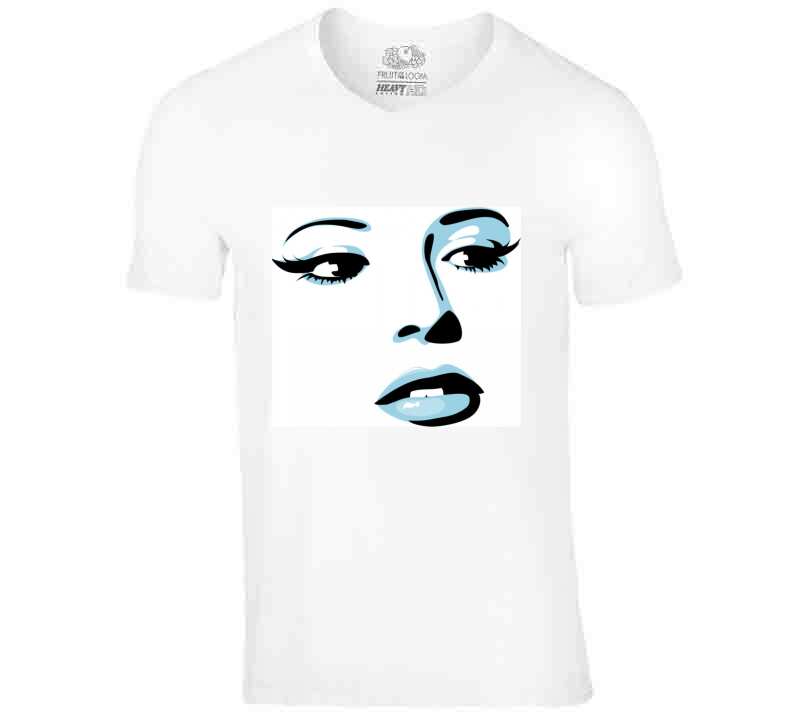 Blue Lashes Ladies T Shirt