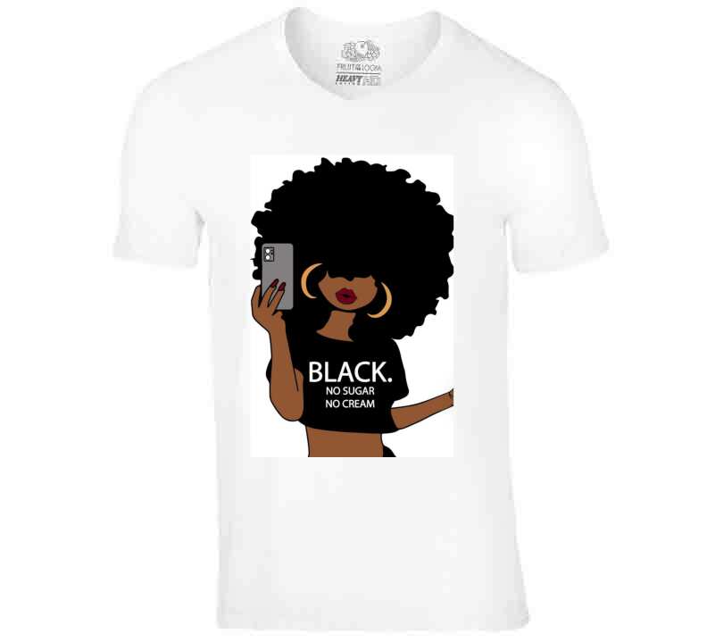 Black Coffee No Sugar- Black Tee Tanktop