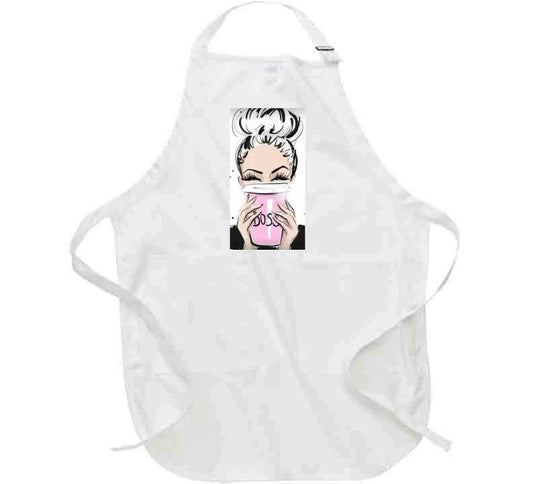 Boss Lady White Ladies T Shirt