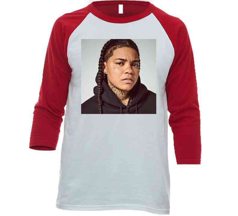 Young M A Black T Shirt