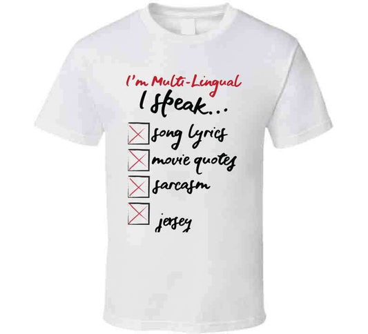 I Speak Jersey Collection Assorted T- Shirts