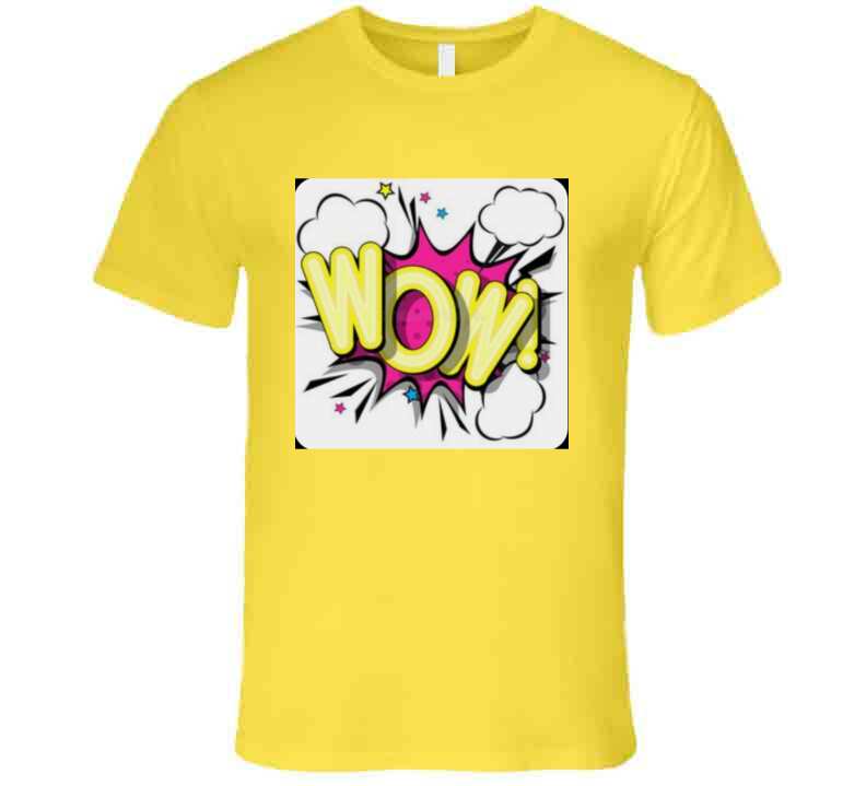 The Wow Tee Yellow T Shirt