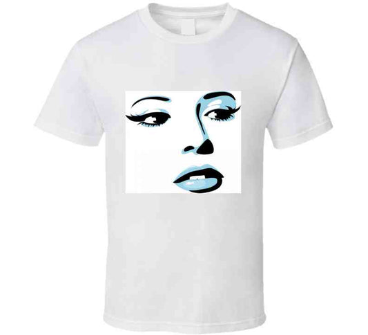 Blue Lashes Ladies T Shirt