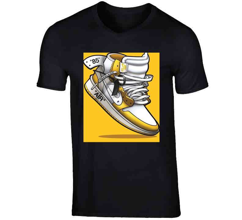 Black N Gold J's T Shirt