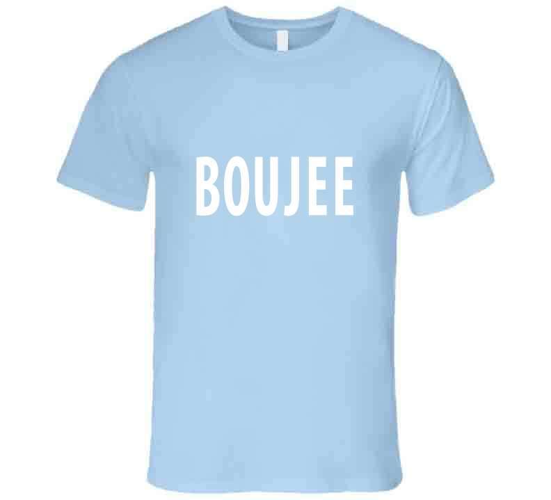 Boujee Baby Blue Ladies T Shirt