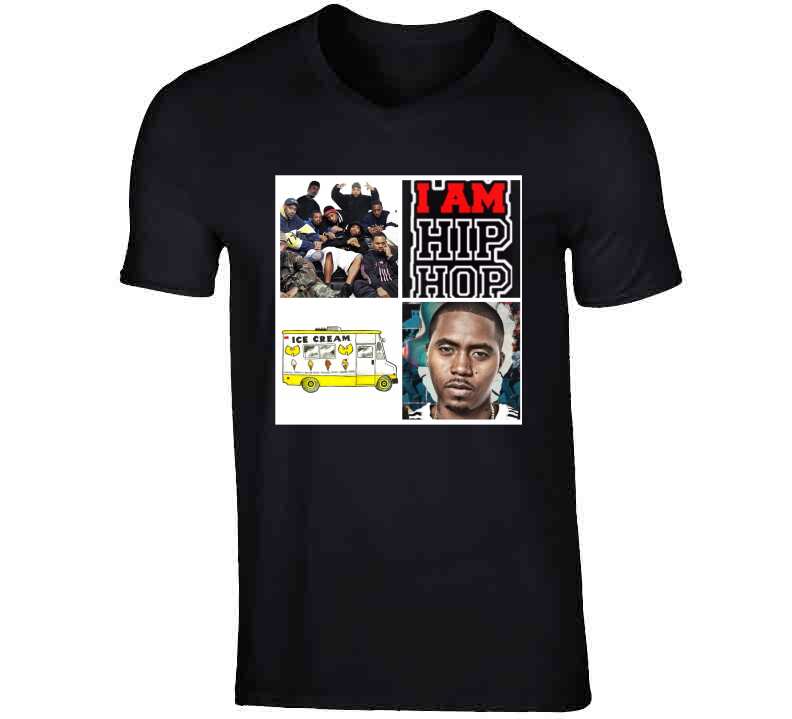 Wu Nas Mashup Tee T Shirt
