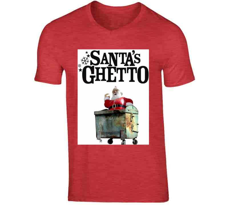 Santa's Ghetto ( Red ) T Shirt