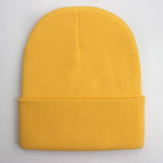 THC Assorted Solid Unisex Beanie Caps / Hats (21 Colors)