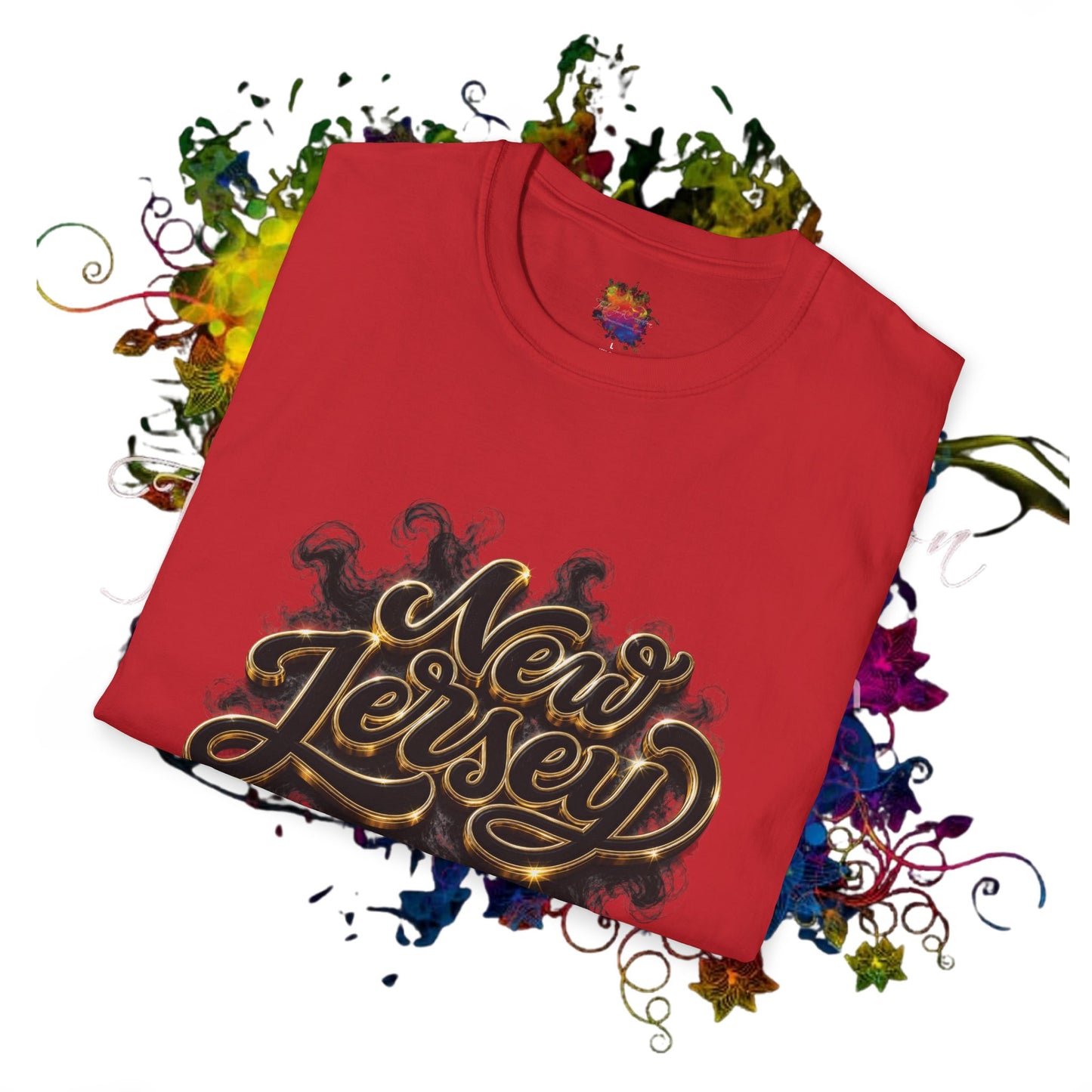 New Jersey Retro Drip & Script T-Shirt
