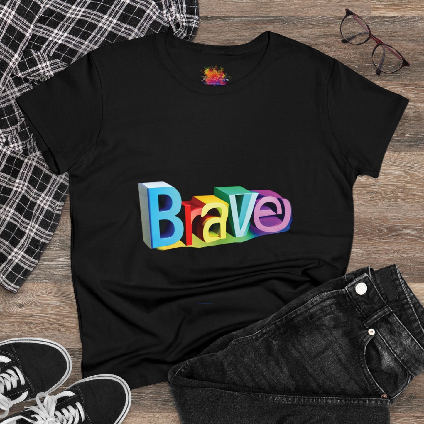 BRAVE Women's Midweight Cotton Tee