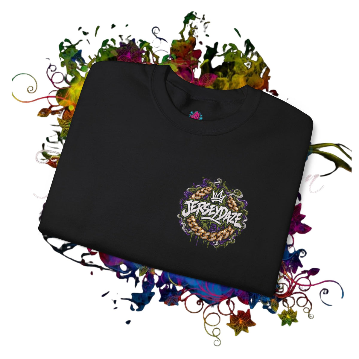 Jersey Daze Graphic Logo  Crewneck Sweatshirt
