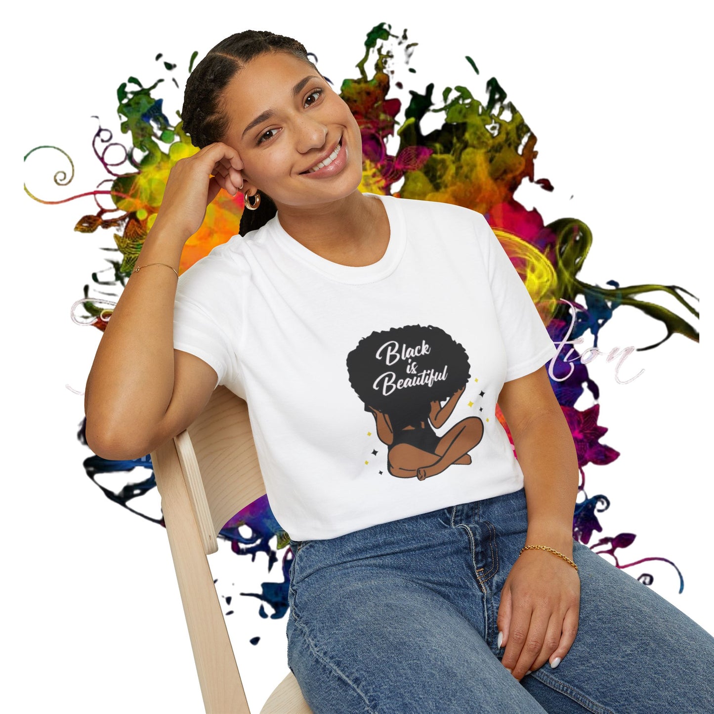 Black is Beautiful Unisex Softstyle T-Shirt