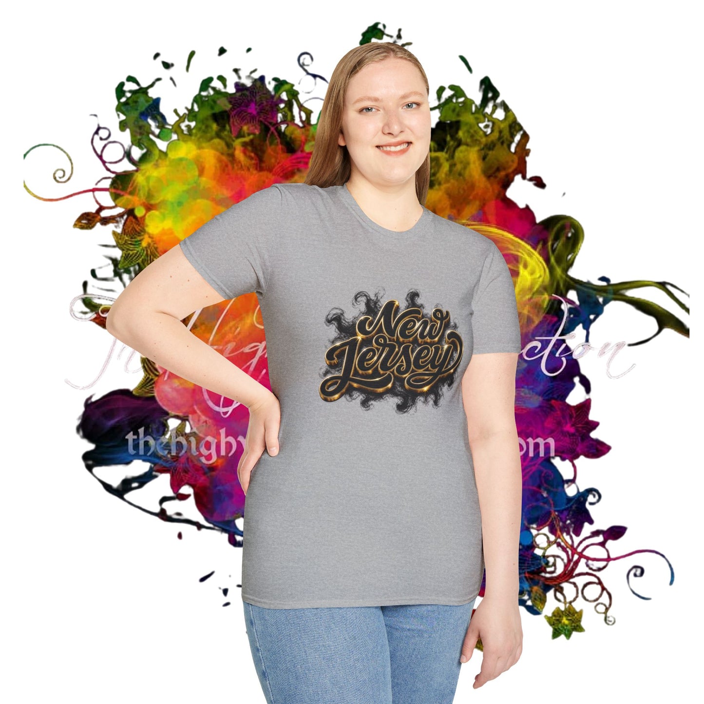 New Jersey Retro Drip & Script T-Shirt