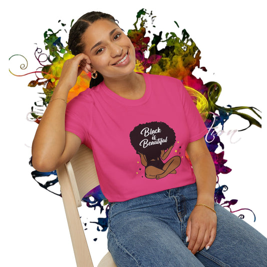 Black is Beautiful Unisex Softstyle T-Shirt