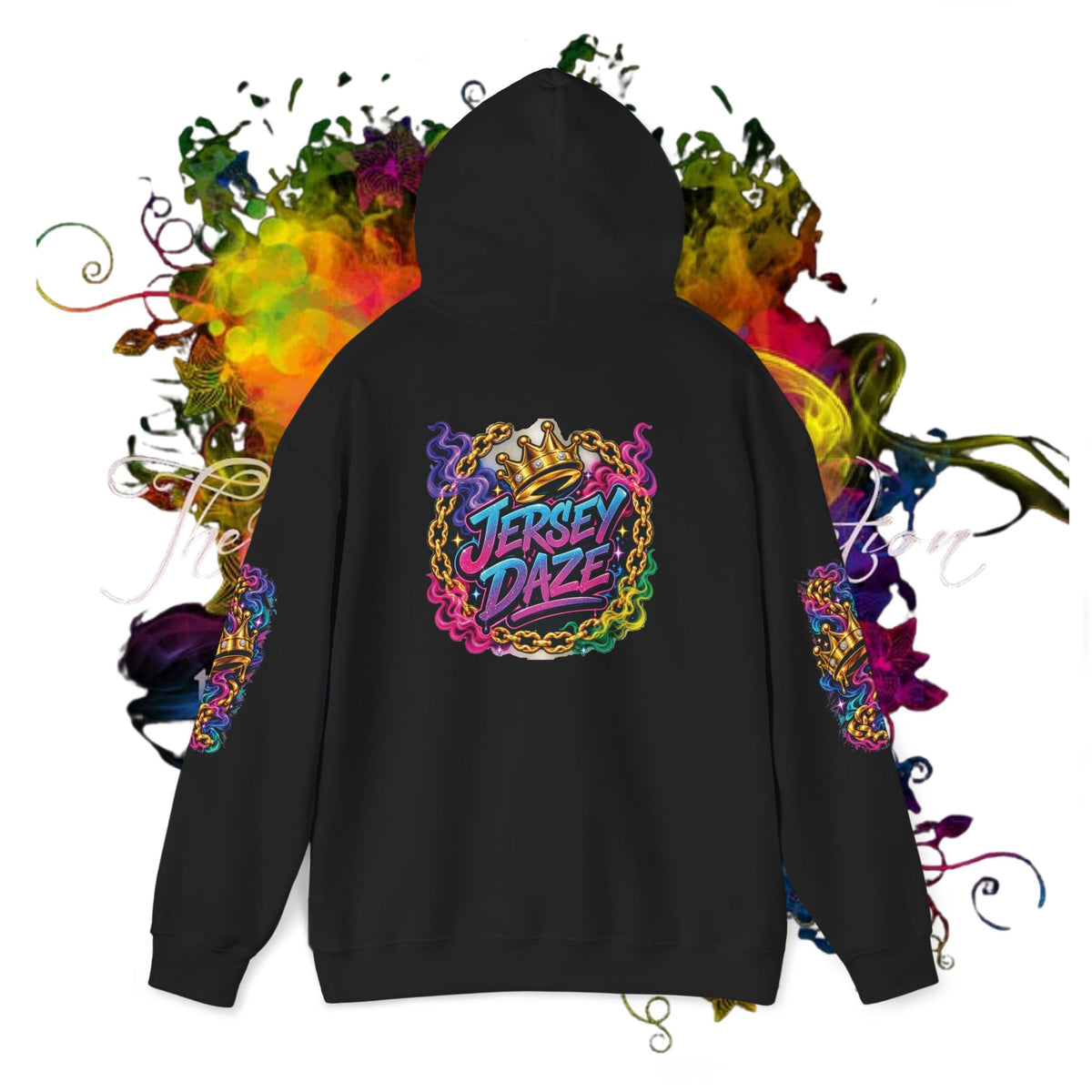 Jersey Daze / MaskUP Black Out Hoodie