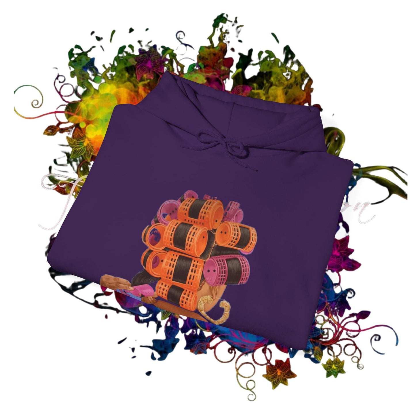 Roller Set  / Beauty Day Hoodie