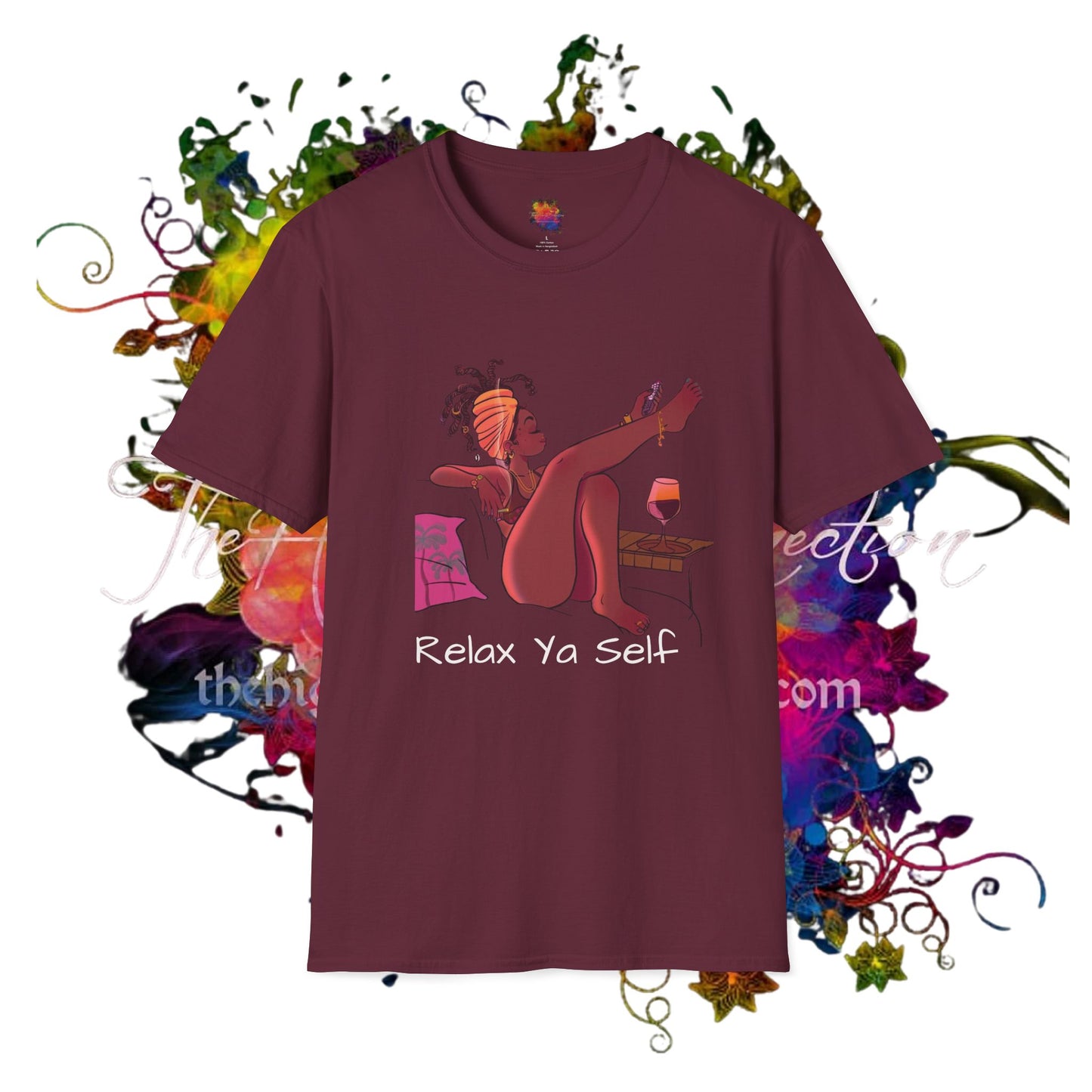 Unisex Relax Ya Self T-Shirt - Chill Vibes & Self-Care Reminder