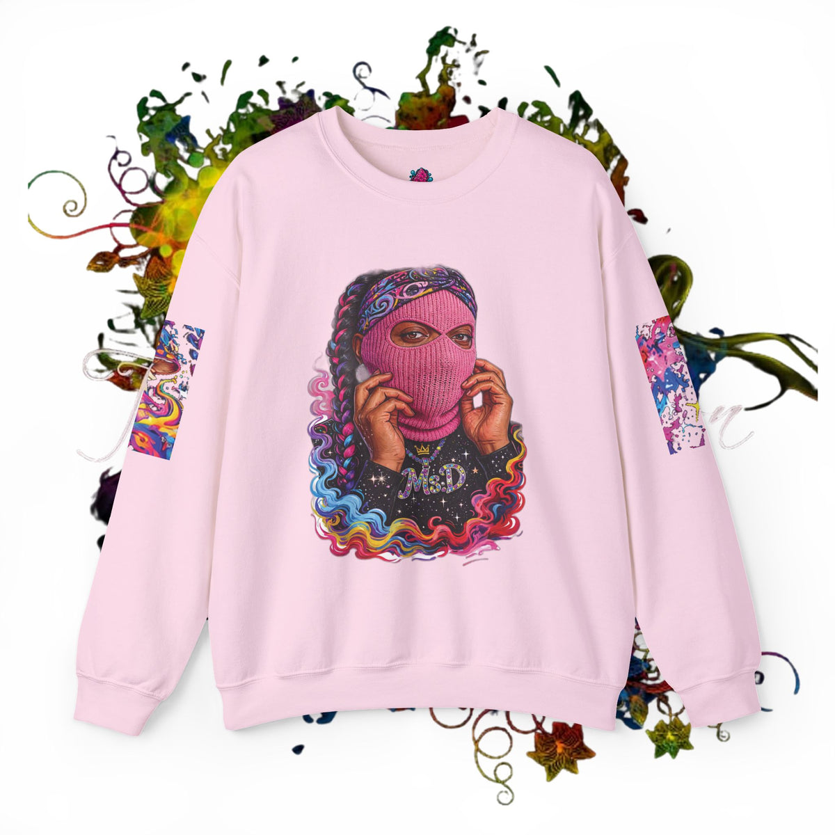 The MaskUp / Ms.D JerseyDaze Crewneck Sweatshirt