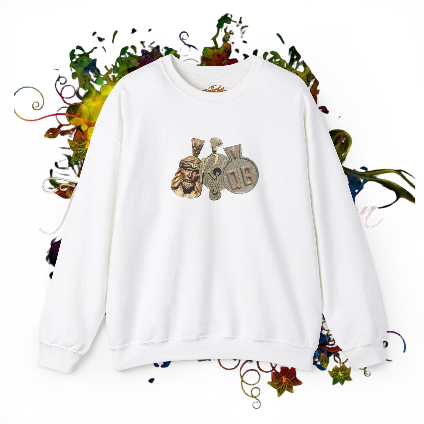 Brooklyn, Marcy, Queensbridge Unisex Heavy Blend™ Crewneck Sweatshirt