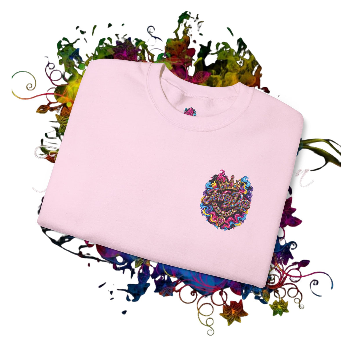 JerseyDaze Trippy Logo Crewneck Sweatshirt