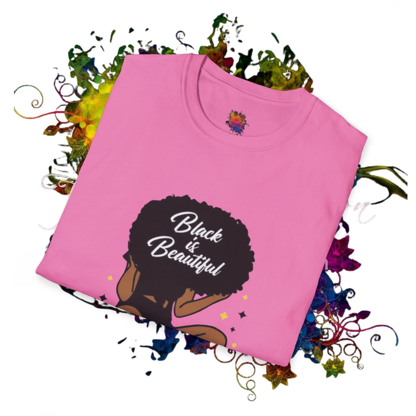 Black is Beautiful Unisex Softstyle T-Shirt