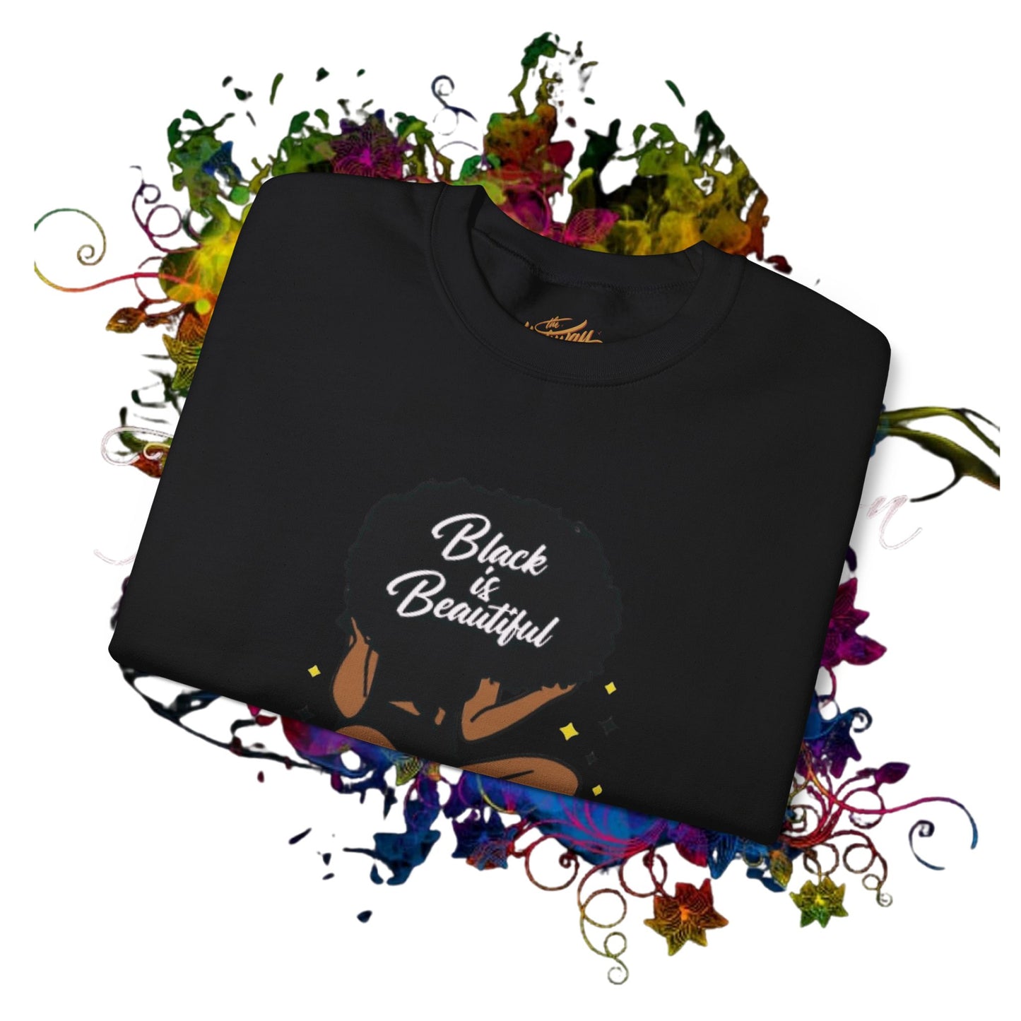 Black Is Beautiful Unisex Heavy Blend™ Crewneck Sweatshirt