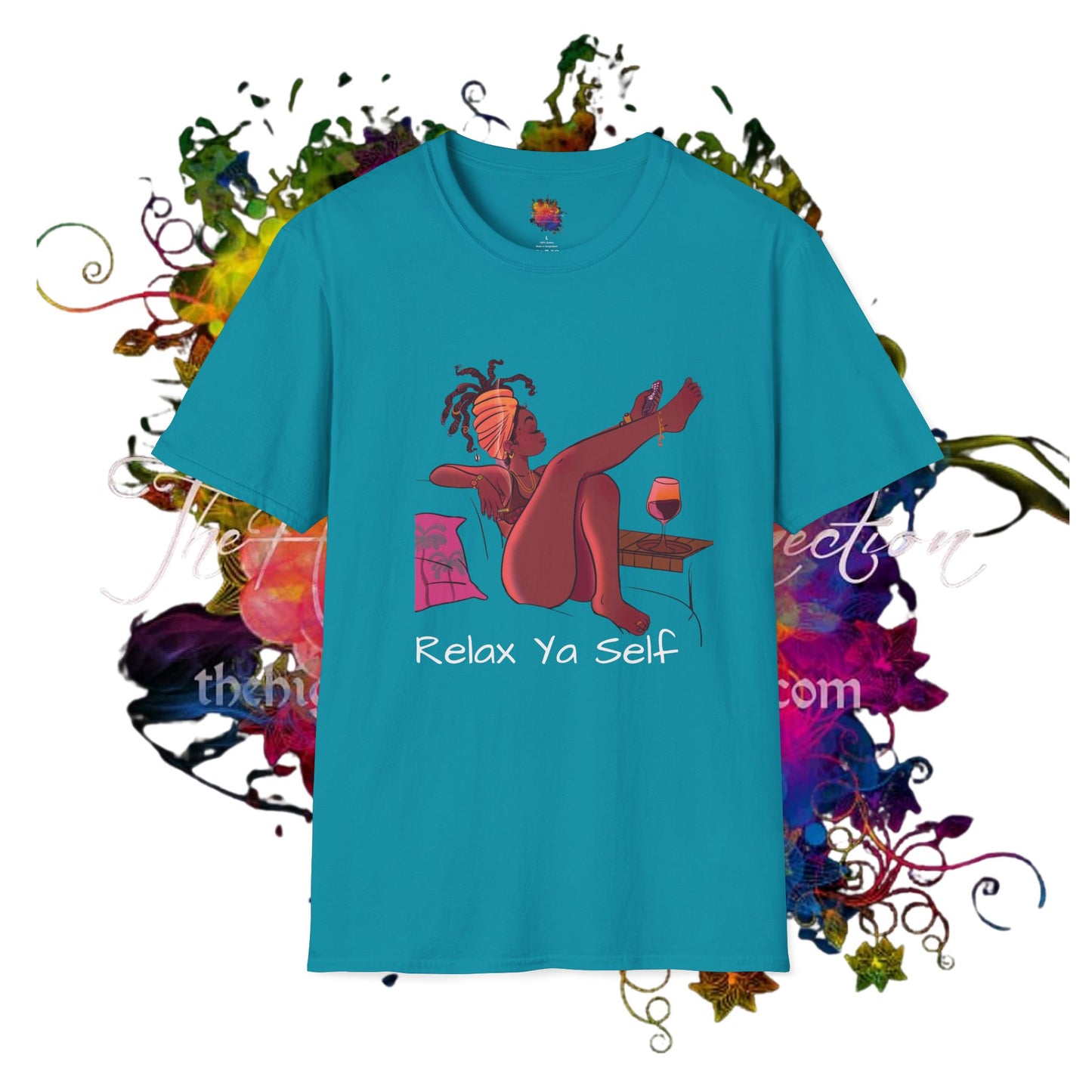 Unisex Relax Ya Self T-Shirt - Chill Vibes & Self-Care Reminder