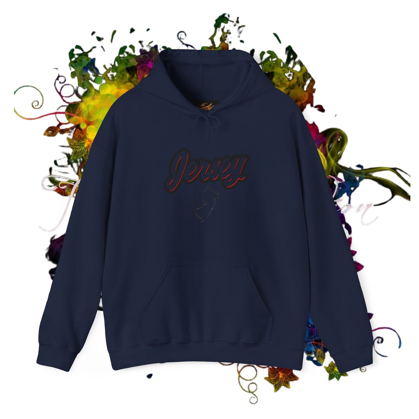 Jersey Script Unisex Heavy Blend™ Hooded Sweatshirt