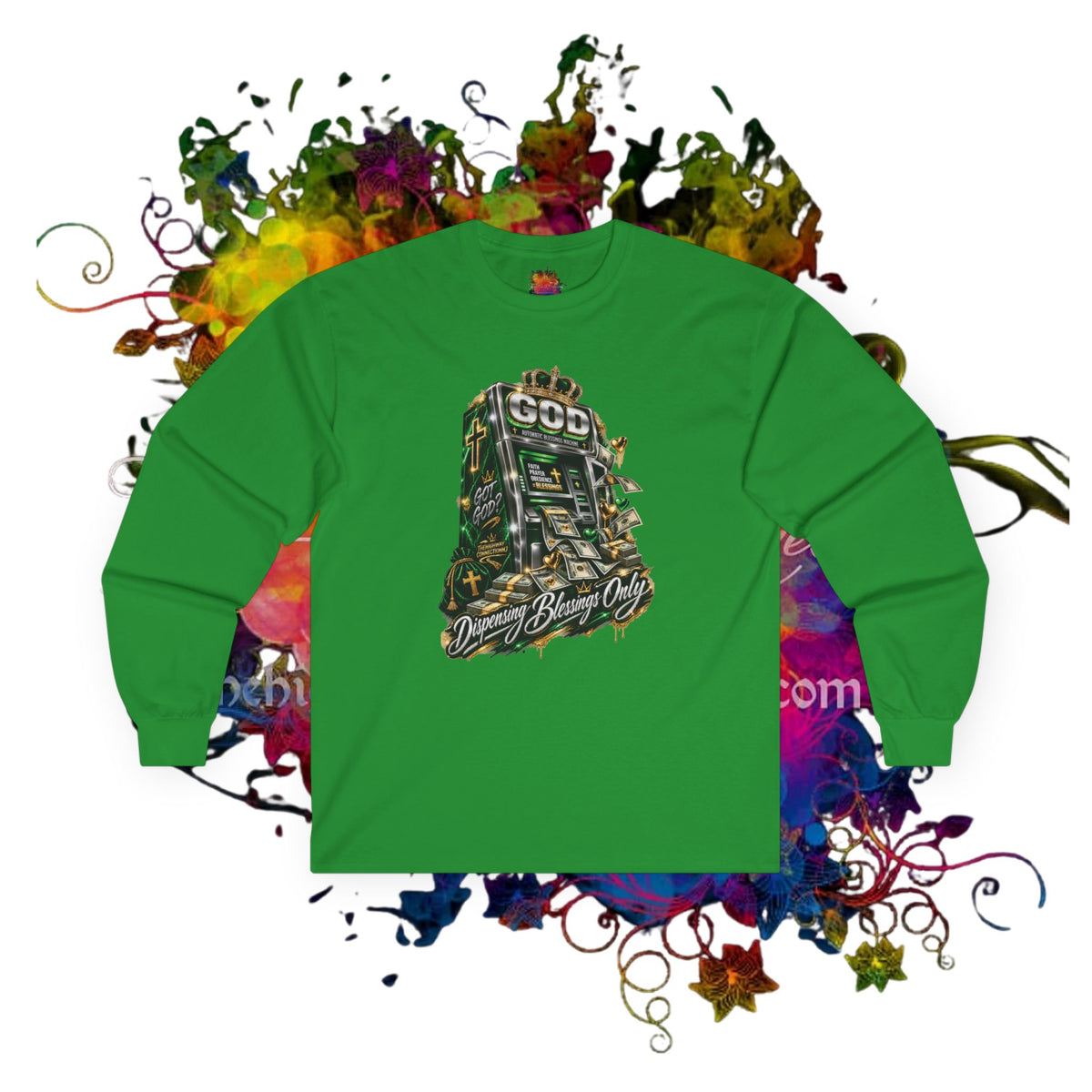 Dispensing Blessings ATM Long Sleeve Tee