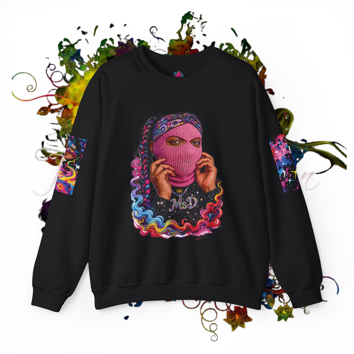 The MaskUp / Ms.D JerseyDaze Crewneck Sweatshirt