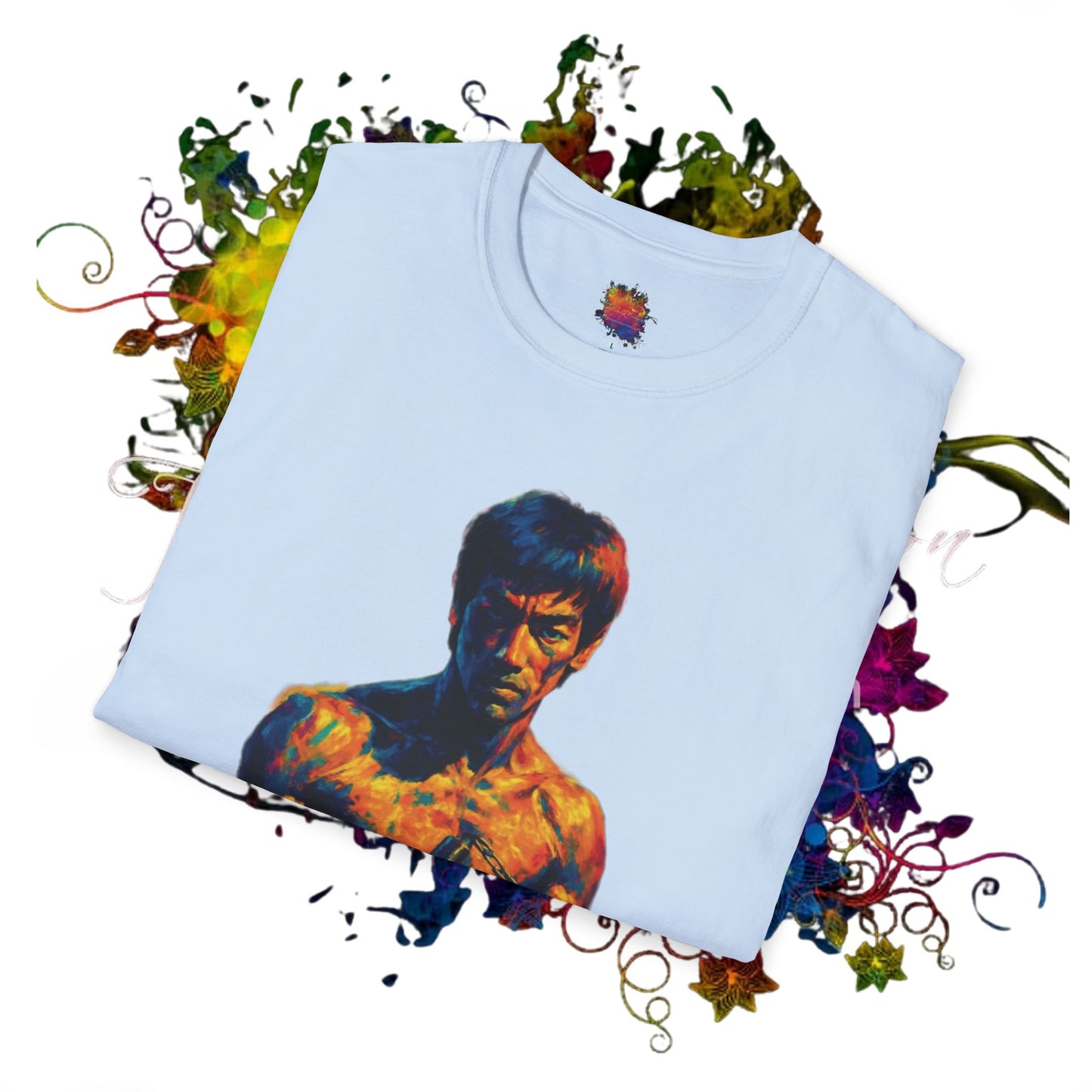 Bruce Lee Inspired Unisex T-Shirt, Martial Arts Shirt, Fitness Apparel, Gift for Him, Casual Wear, Kung Fu Tee