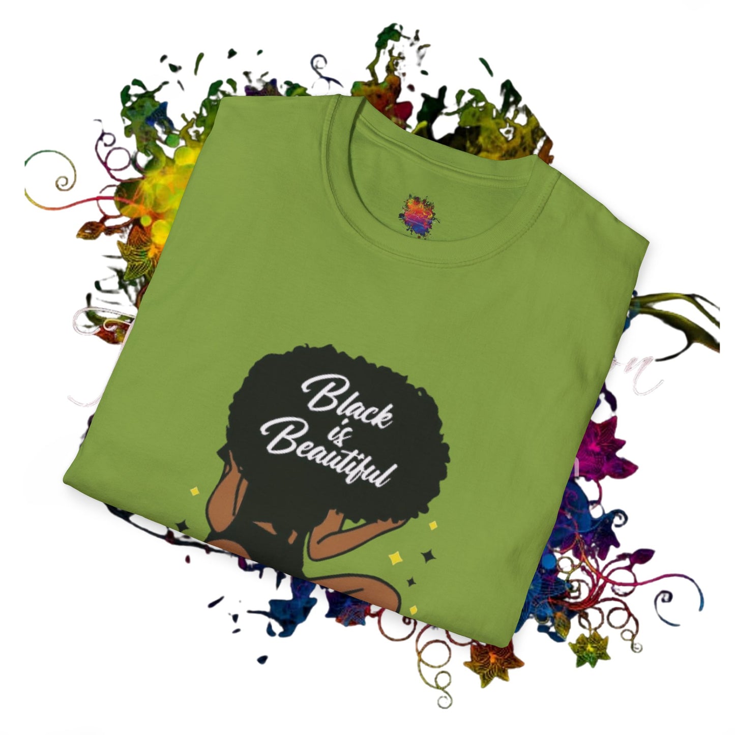 Black is Beautiful Unisex Softstyle T-Shirt