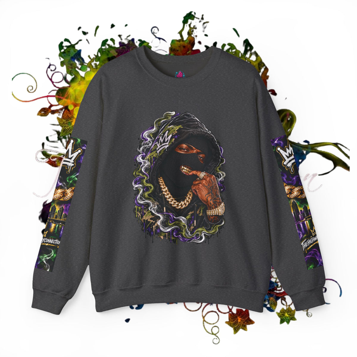 MaskUP /Jersey Gorilla JERSEYDAZE Graphic Sweatshirt