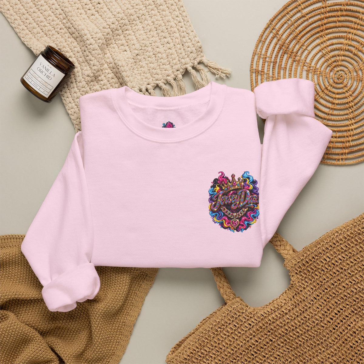 JerseyDaze Trippy Logo Crewneck Sweatshirt