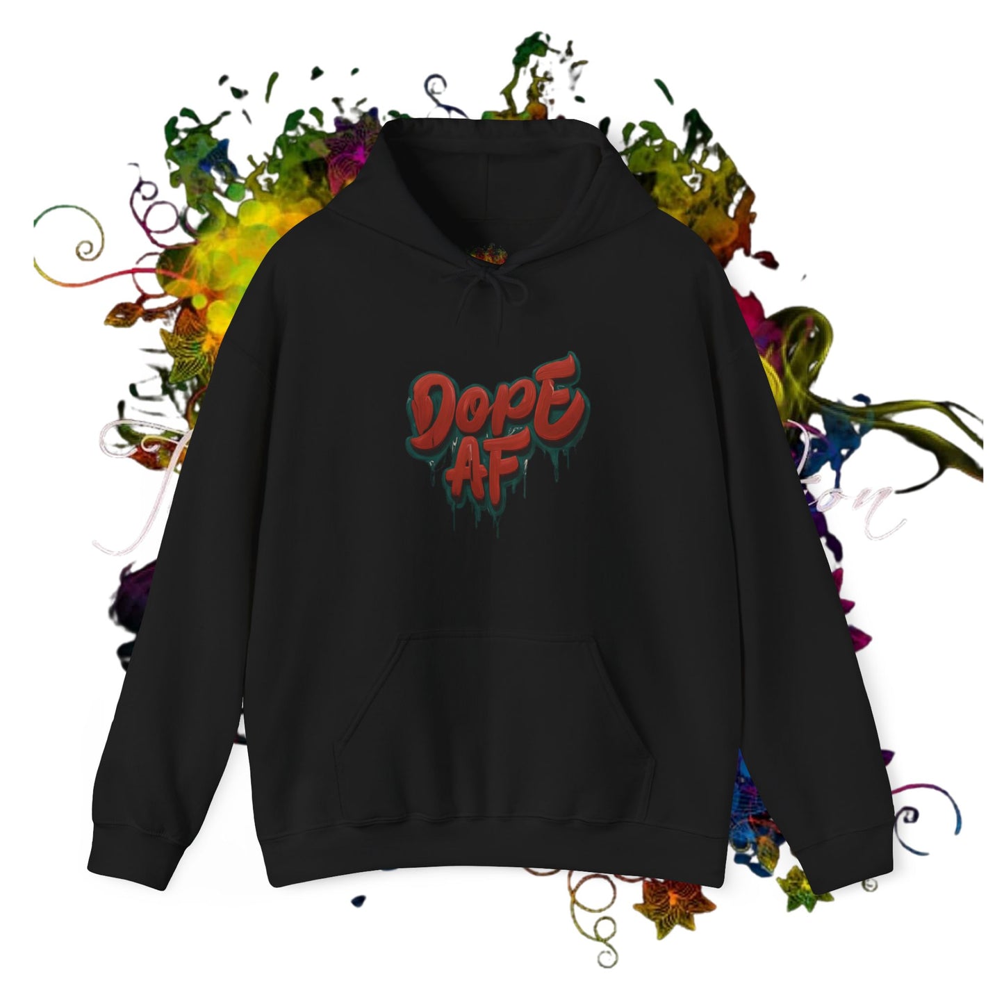 Dope AF Graffiti Unisex Heavy Blend™ Hooded Sweatshirt