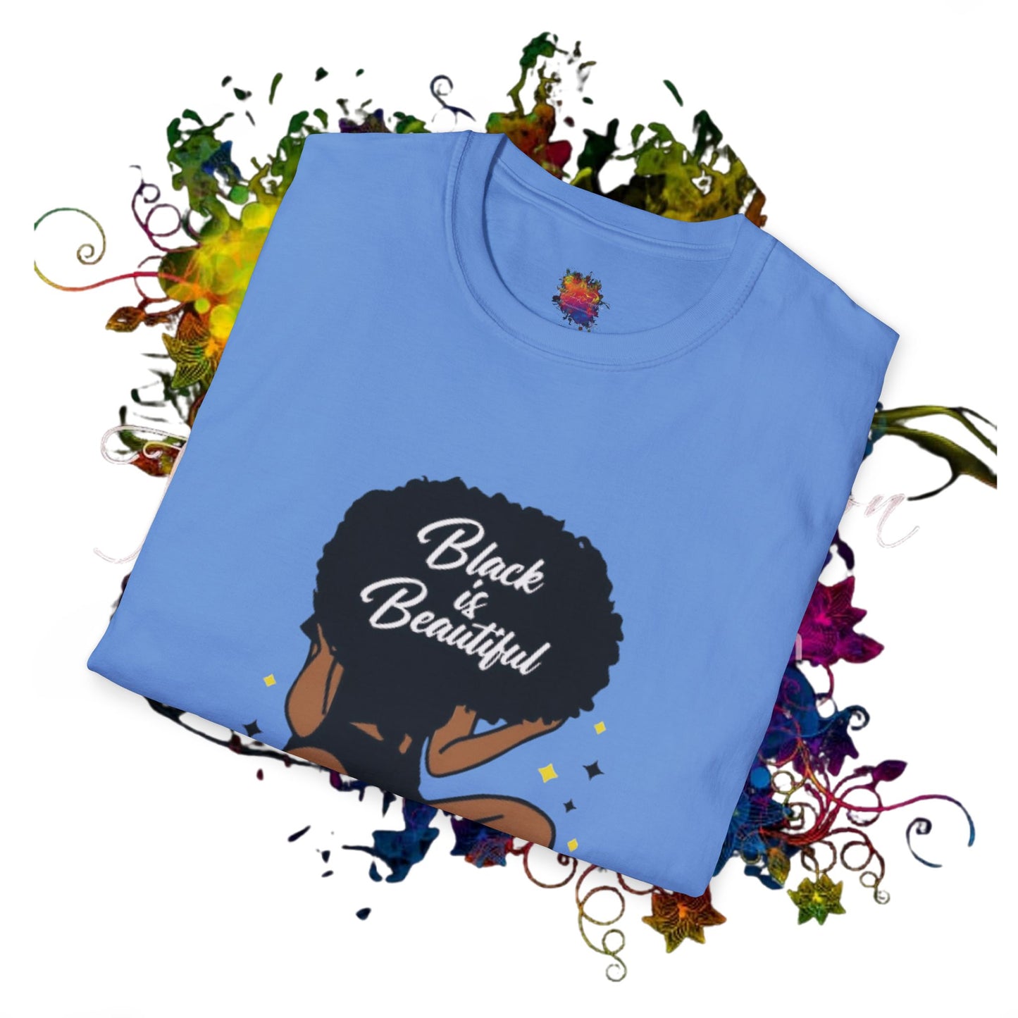 Black is Beautiful Unisex Softstyle T-Shirt