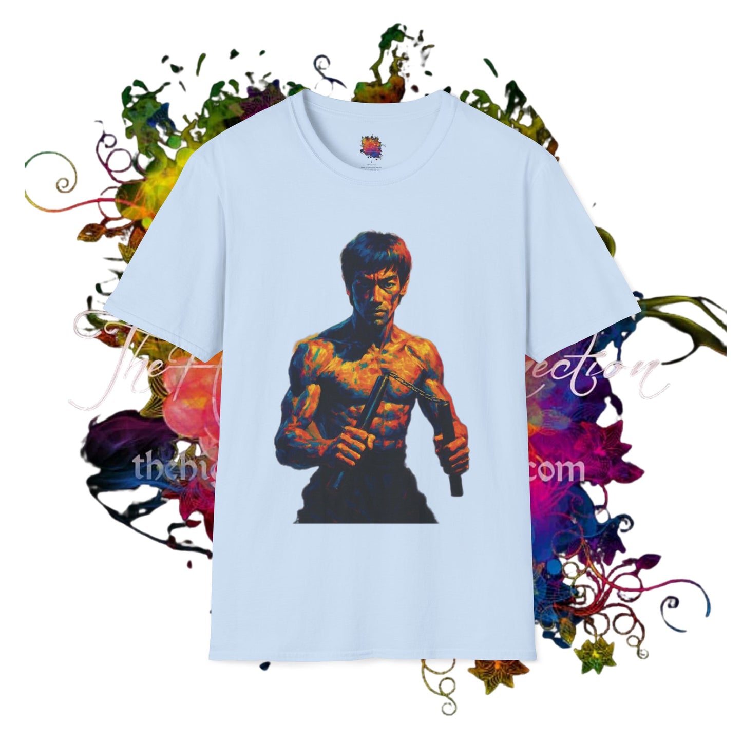 Bruce Lee Inspired Unisex T-Shirt, Martial Arts Shirt, Fitness Apparel, Gift for Him, Casual Wear, Kung Fu Tee