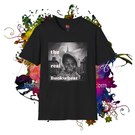 The Real Buckwheat Unisex Softstyle T-Shirt, Vintage Graphic Tee