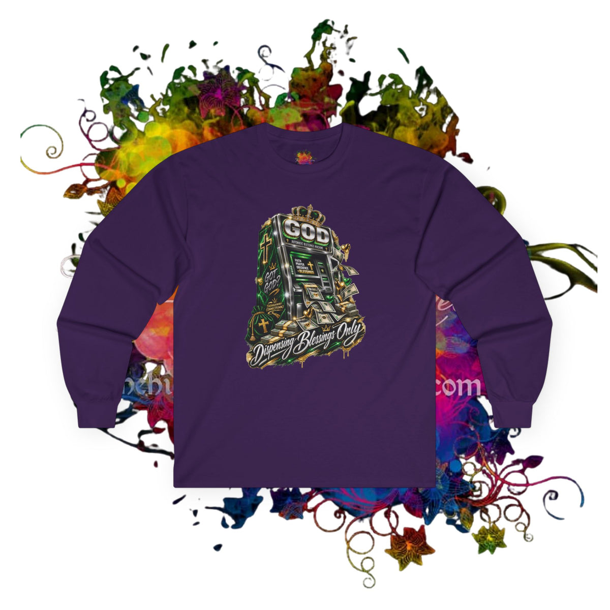 Dispensing Blessings ATM Long Sleeve Tee