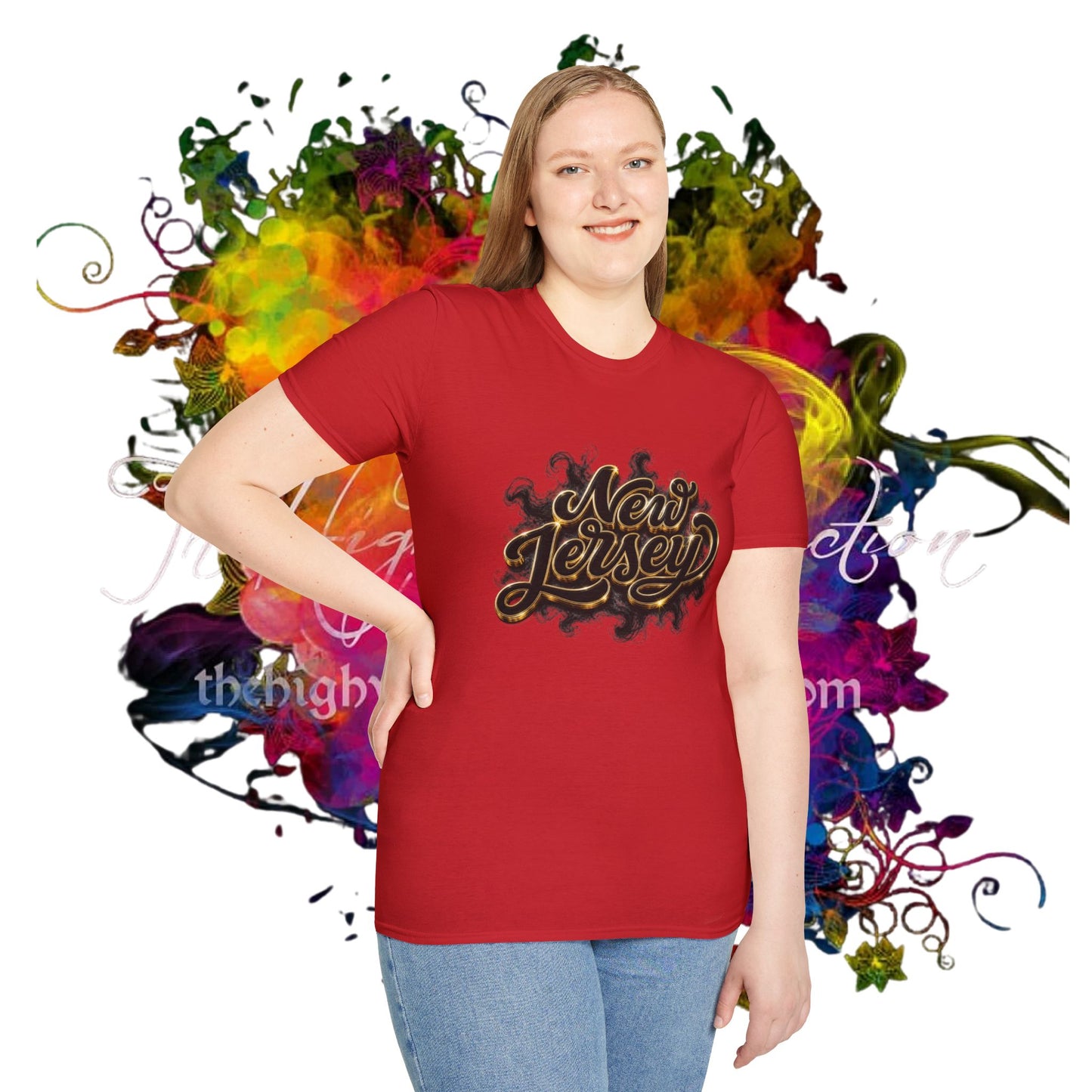 New Jersey Retro Drip & Script T-Shirt