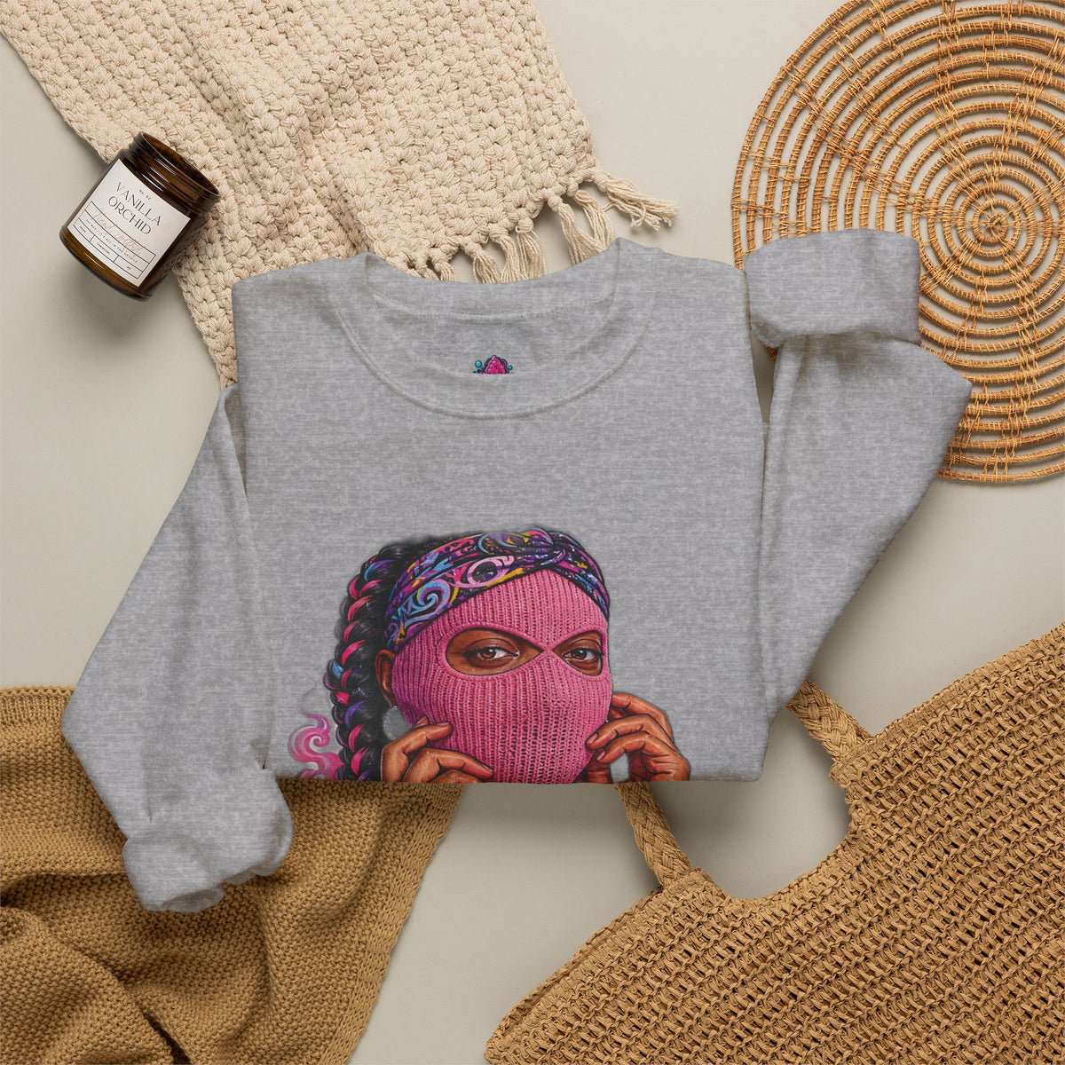 The MaskUp / Ms.D JerseyDaze Crewneck Sweatshirt