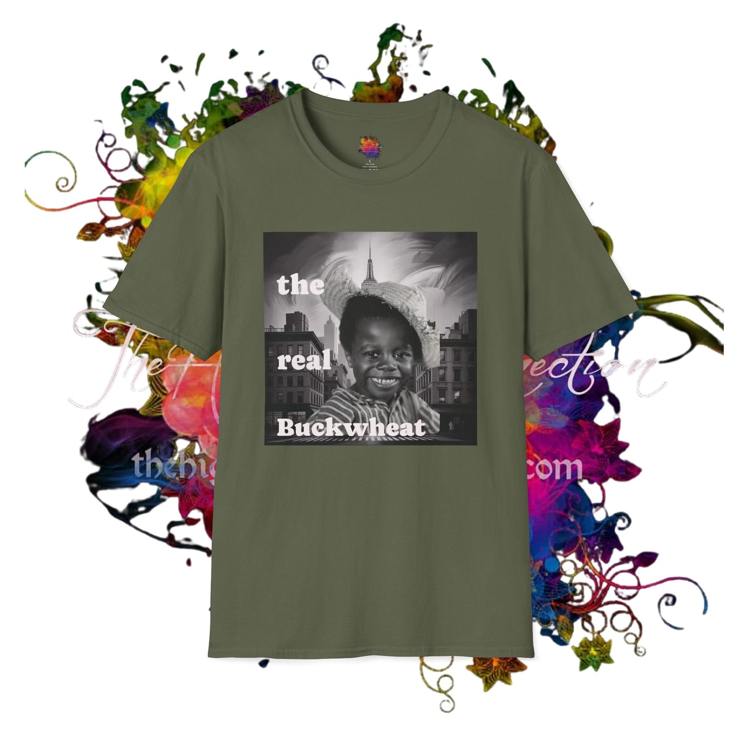 The Real Buckwheat Unisex Softstyle T-Shirt, Vintage Graphic Tee